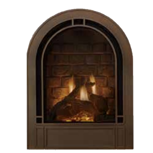 Heat & Glo CRESCENTII Arched Firebrick Gas DV Fireplace Parts