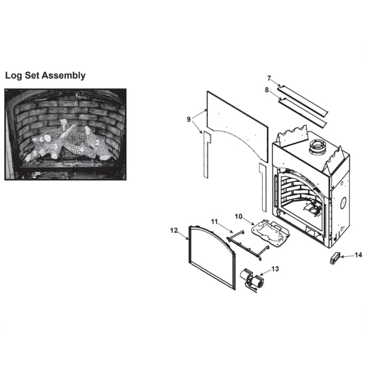 8000TRD Log Set Assembly