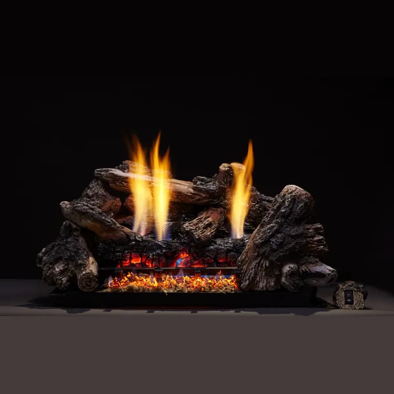CR18-H 18in Burncrete Hybrid 8 pc Charisma Log Set