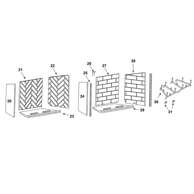 DAKOTA42/H-B Refractory Kits