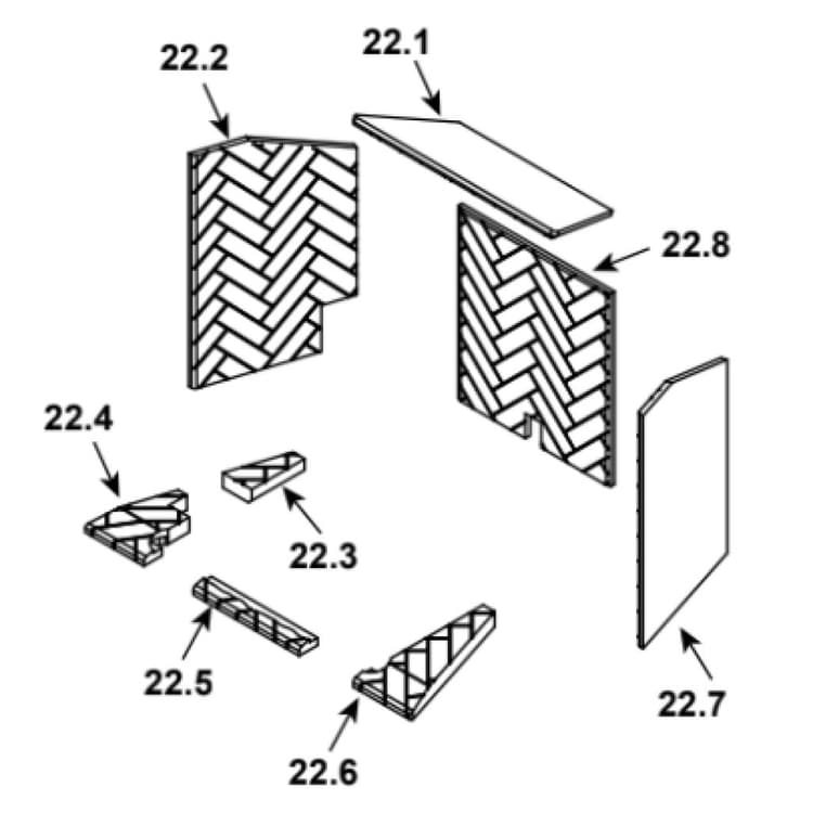 True-36-IFT #22 Herringbone Refractory 2