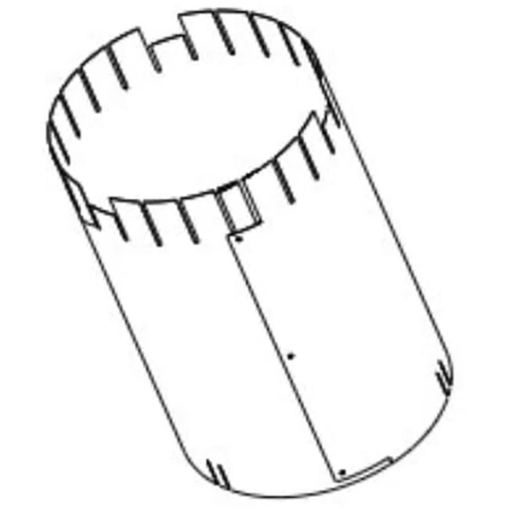 Attic Insulation Shield Straight Flue AS10 by Heat &4 Glo