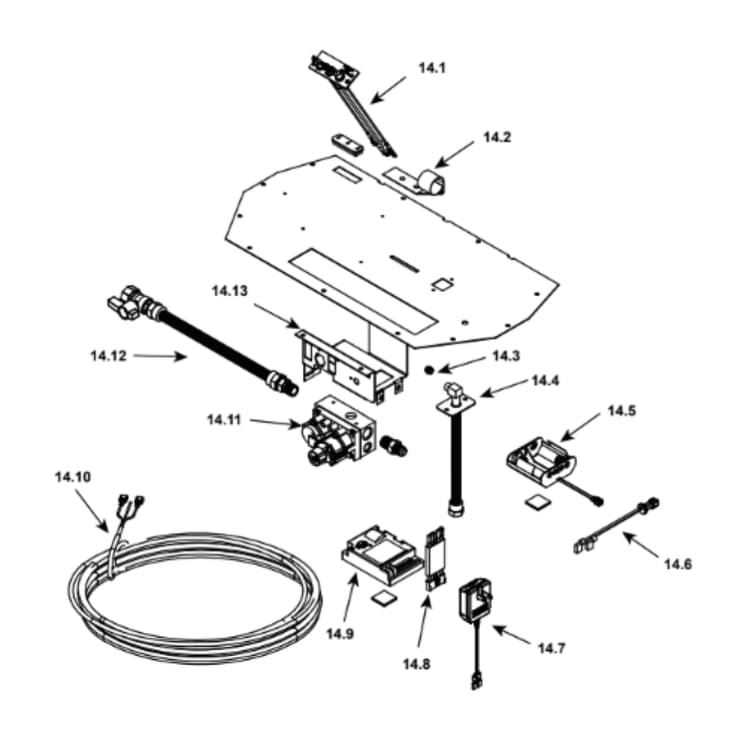 SL-550TV-IPI-E #14 Valve Assembly