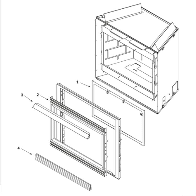Heat & Glo GAS36TV 36" BV Gas Fireplace Parts