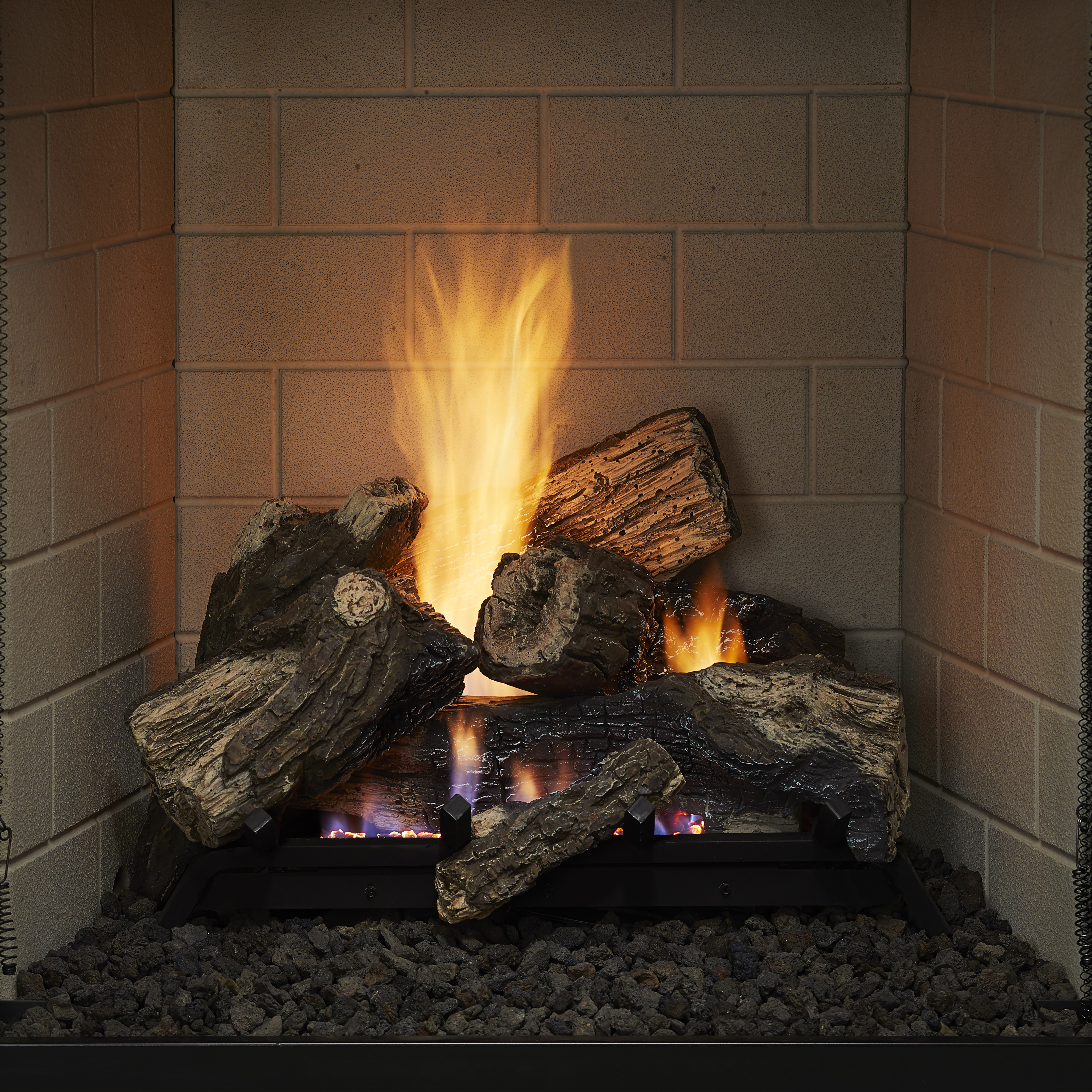 36628MON 22in 8pc Mojo Burncrete Refractory Logset for