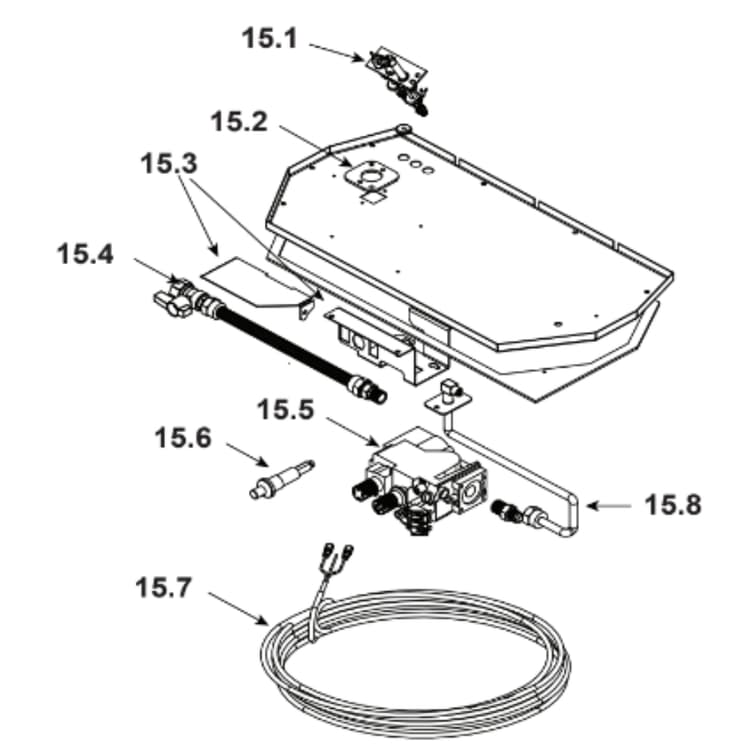 SL-350TRS-C #15 Valve Assembly