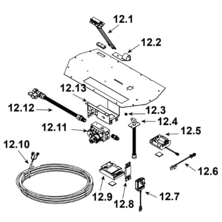 SL-750TV-IPI-F #12 Valve Assembly