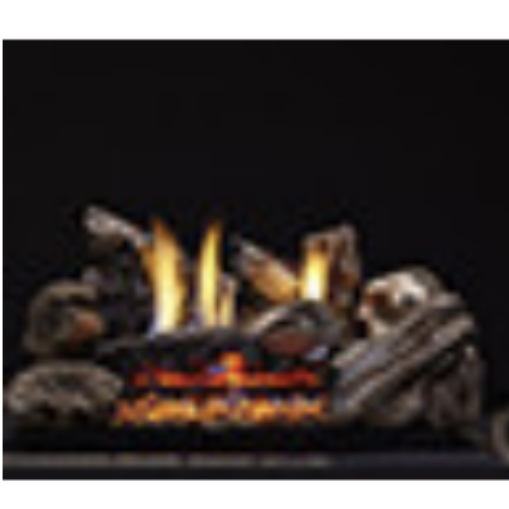 36370MON 24in Burncrete Hybrid 8 pc Moxie Log Set