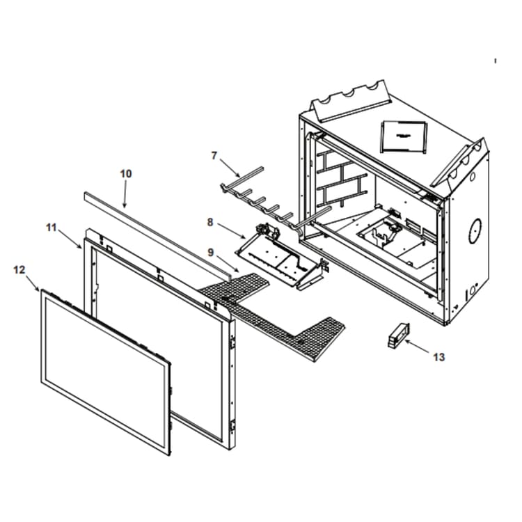 8000TV-OAK-IPI Log Set Assembly