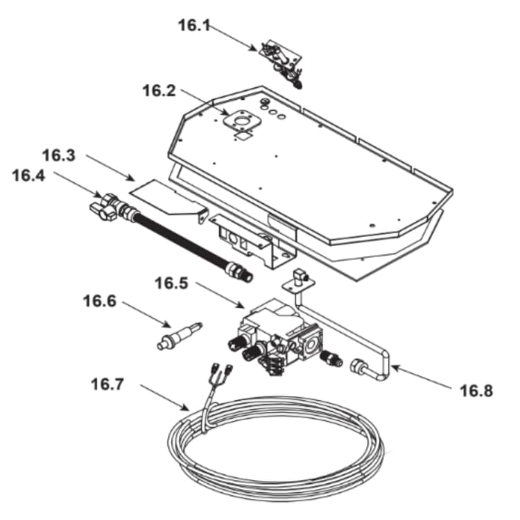 SL-750TV-D #16 Valve Assembly