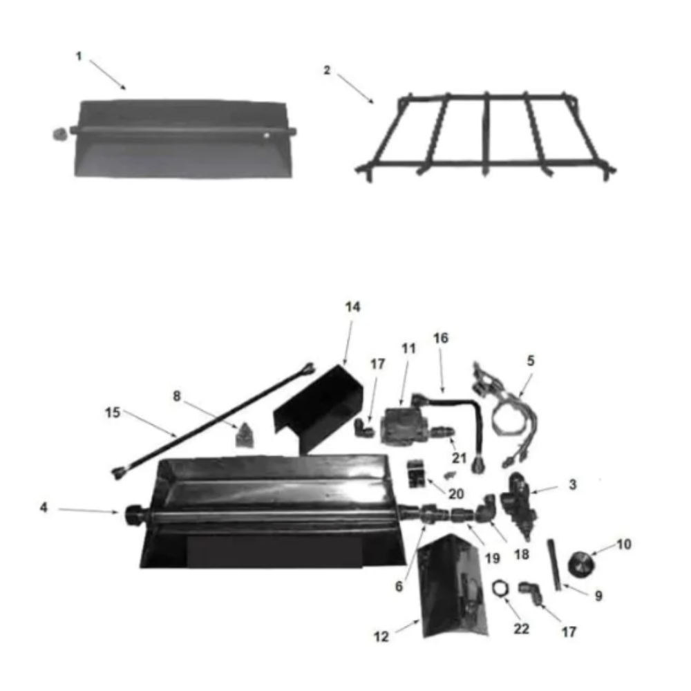 91014MON 30" Safety Pilot Hearth Kit - 80,000 Btu/Hour Input (Ng)