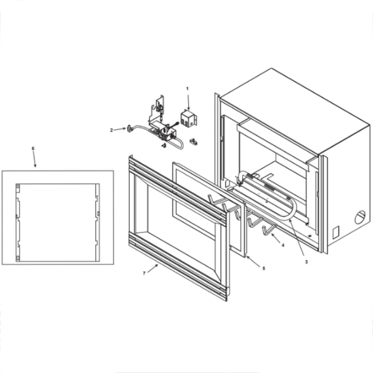 Heat & Glo 5000TV BV 32" Gas Fireplace Parts