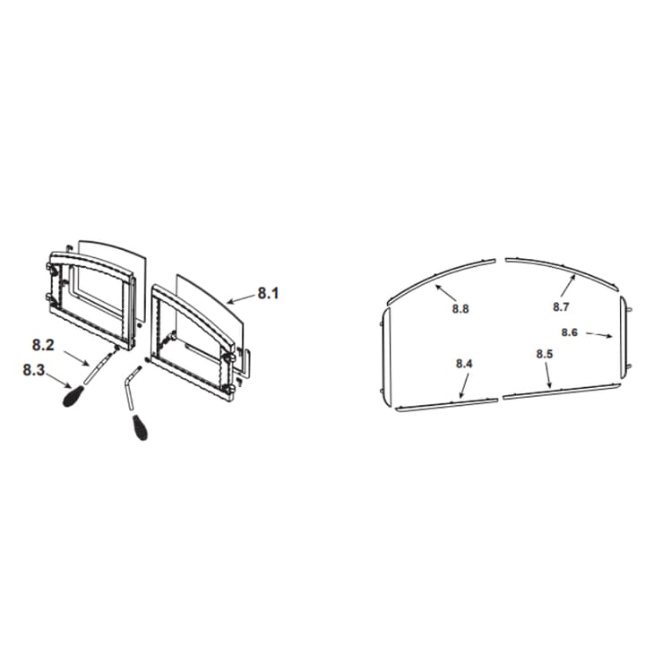 Northstar-BK/Northstar-NT #8 Door Assembly