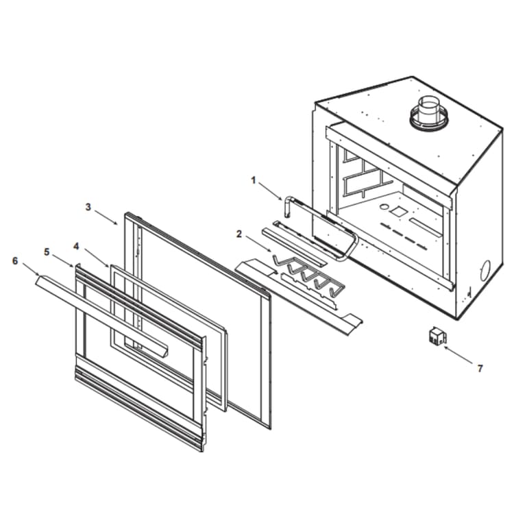 8000TV Log Set Assembly