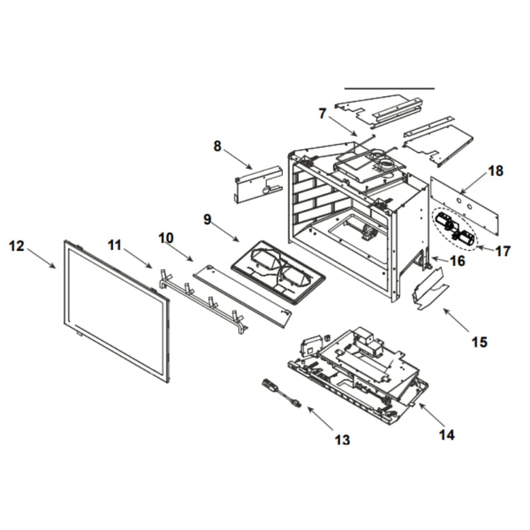ESCAPE-I30-F Log Set Assembly
