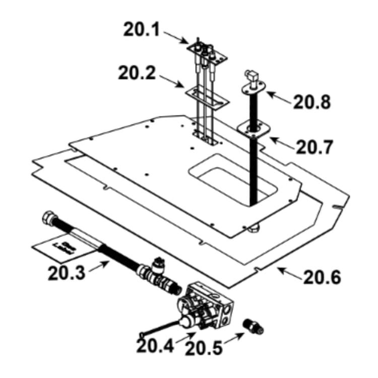 I30X-AU #20 Valve Assembly