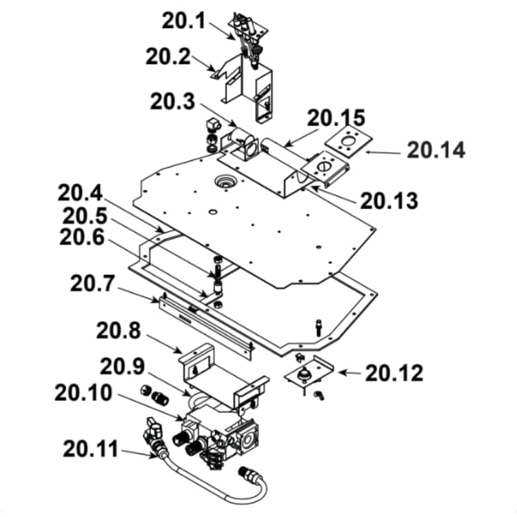 SUPREME-XTS #20Valve Assembly
