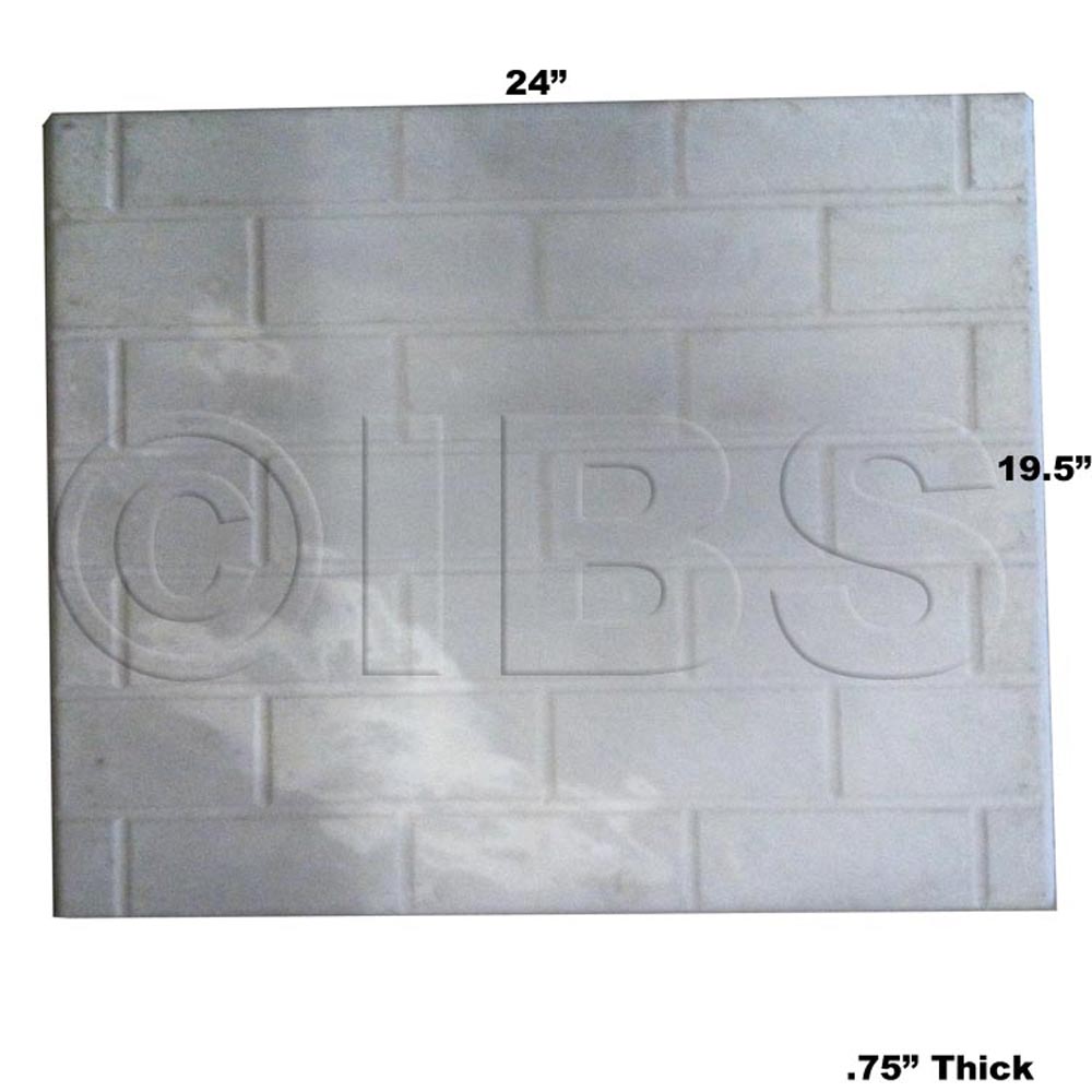 3034104K Back Brick 42 Model Fireplace