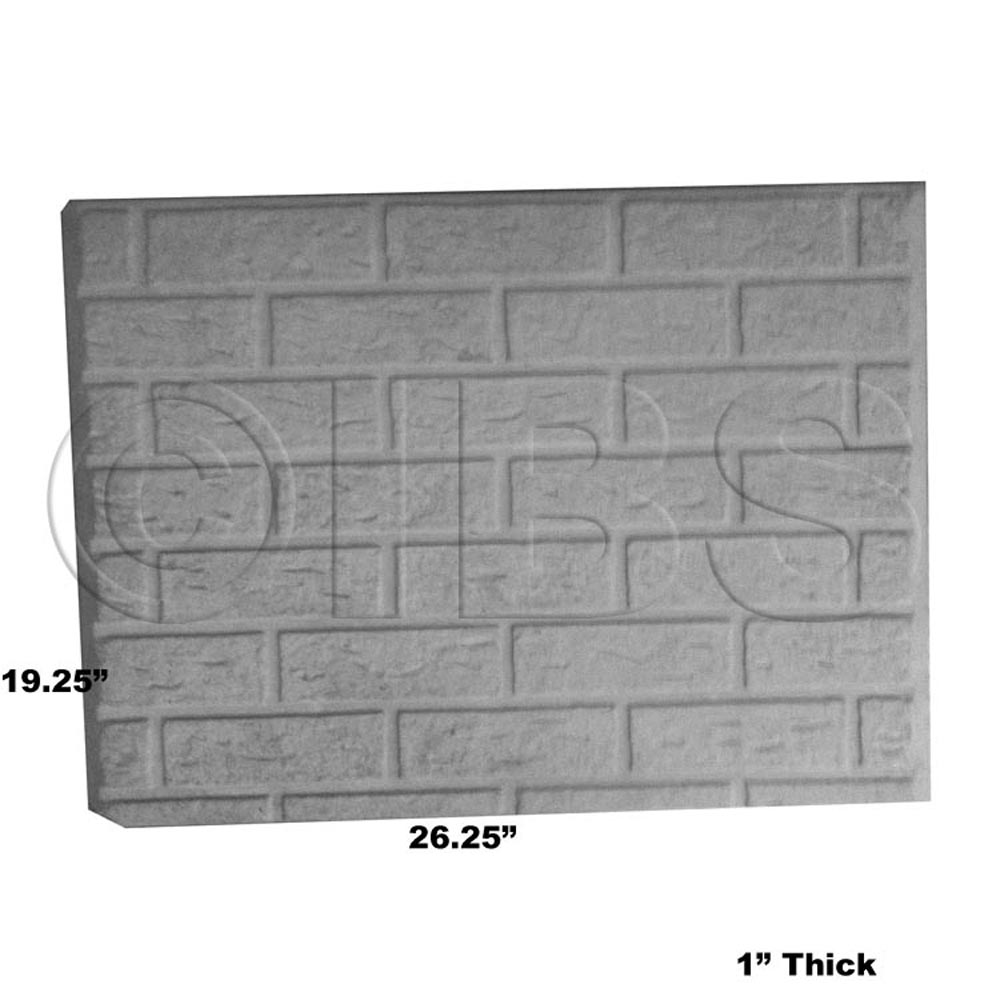 034820K Firebrick Back Assembly