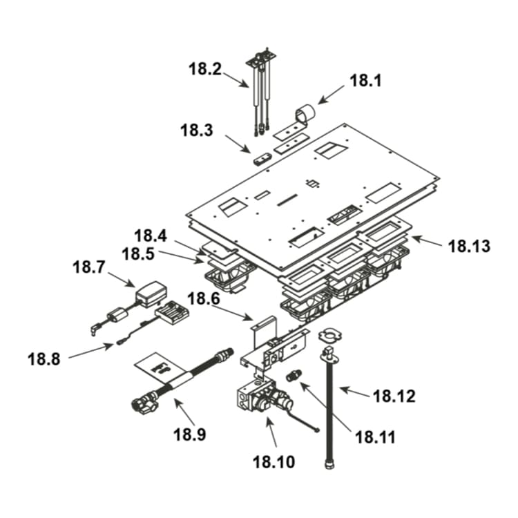 8000CLX-IPI-S/T #18 Valve Assembly