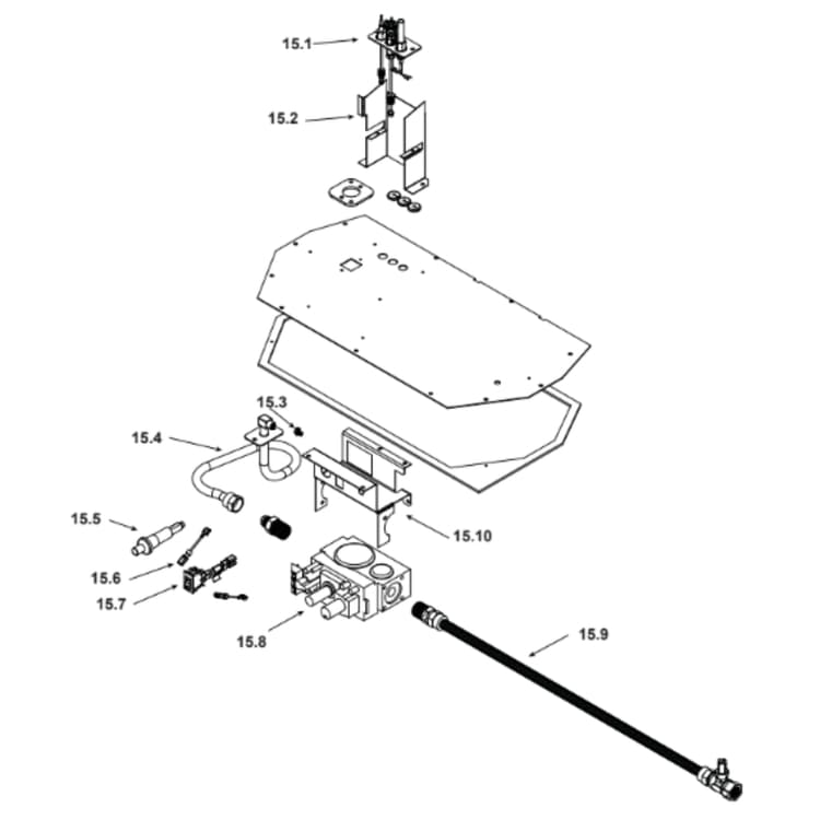 SL-350TRS-CE-D #15 Valve Assembly