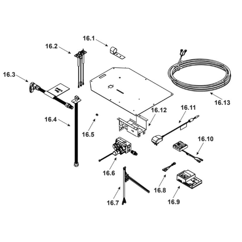 LCOR-DV36IN #16 Valve Assembly