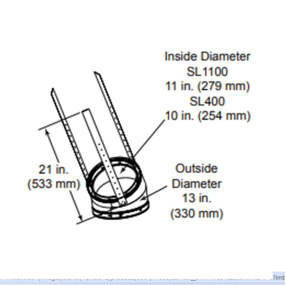 37051MON 30deg Elbow Offset and Return