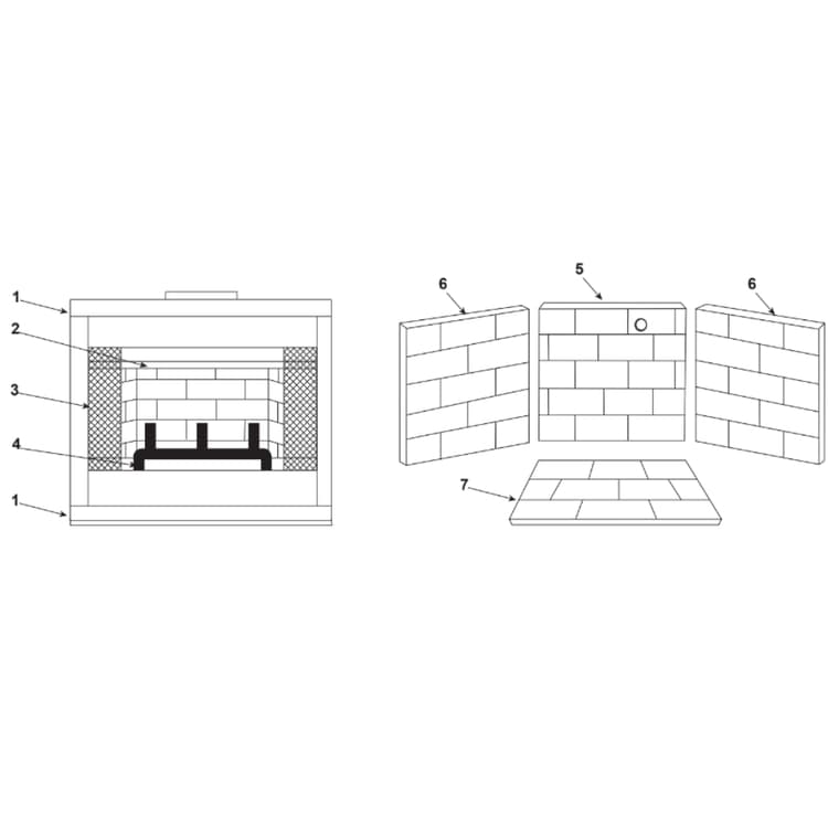 Heat & Glo BW36 36" Woodburning Fireplace Parts