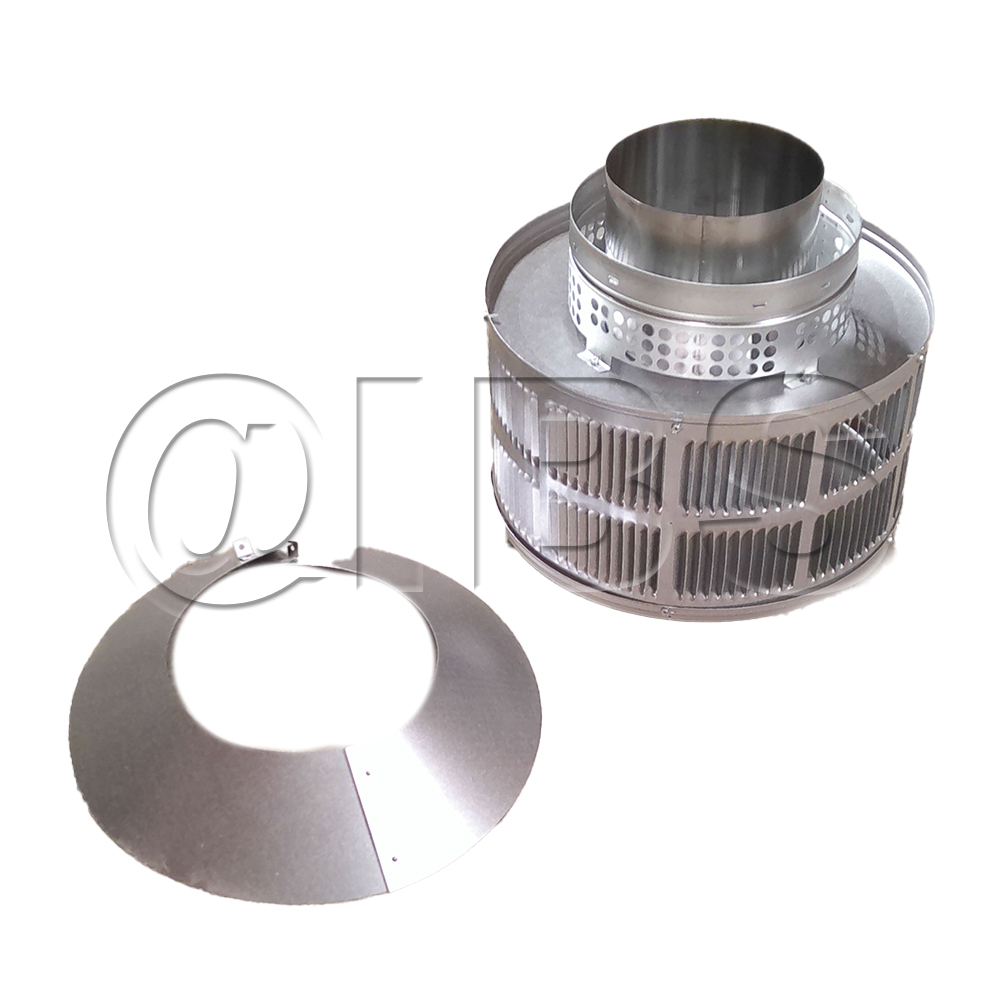 Round Termination Cap With Storm Collar - TR344 by Heat &4 Glo