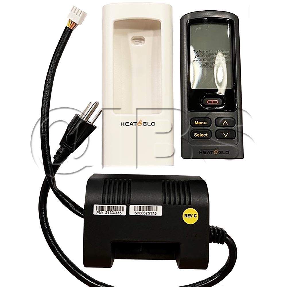RC300-MON IPI+ Remote Control white docking station (On/Off fan speed flame high/