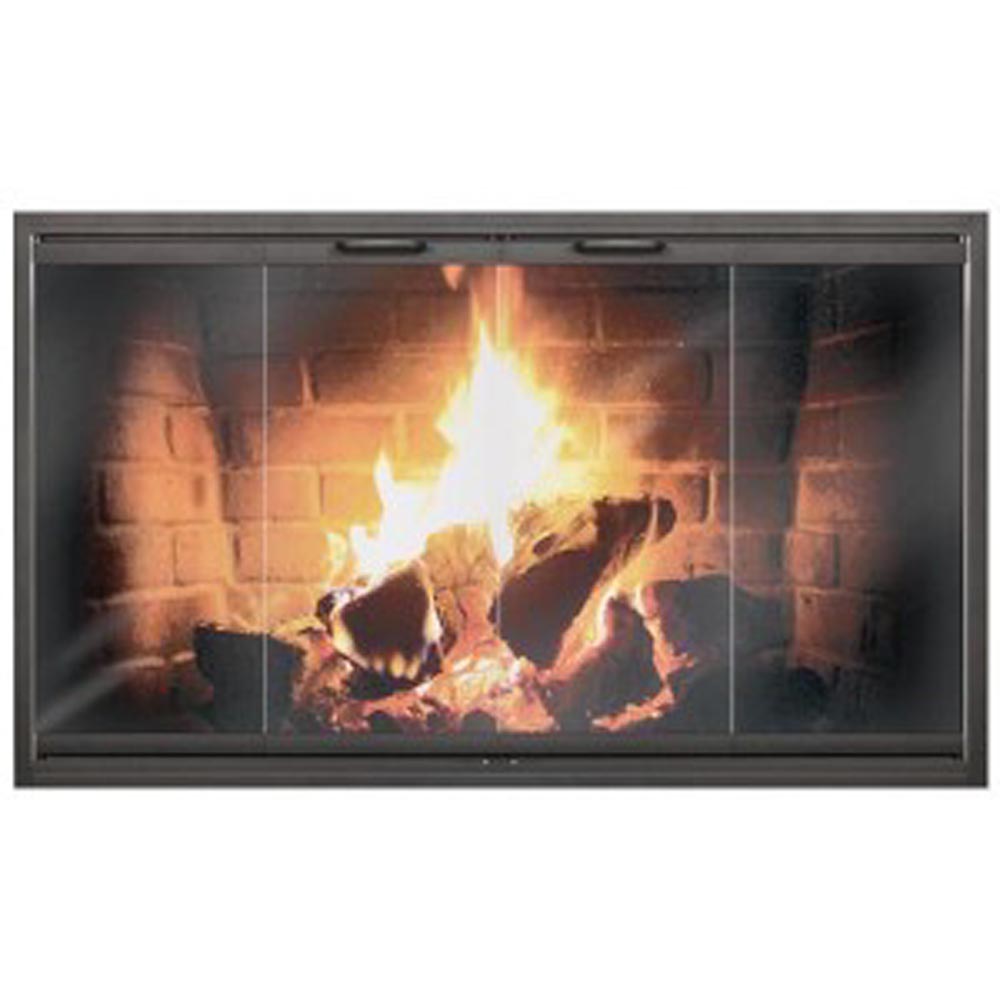 TL-BC-TE53 Temco Style Bi-Fold Door Set Textured Black