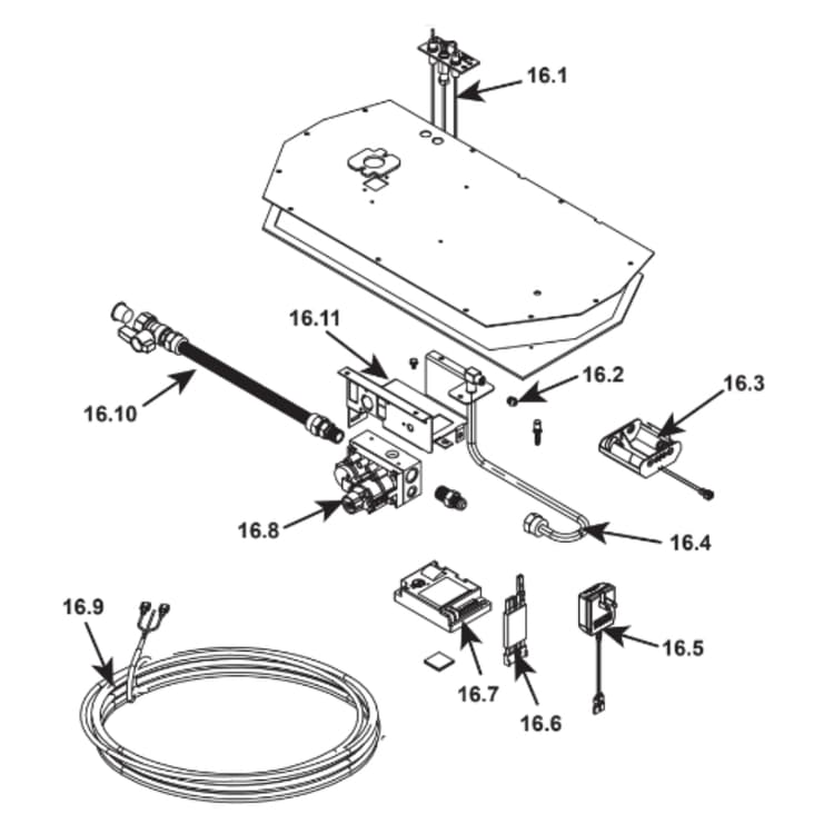 SL-550TRS-IPI-E #16 Valve Assembly