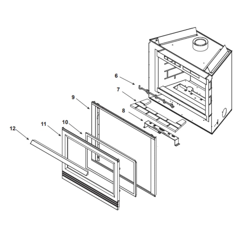 8000TVFL-DSI Log Set Assembly
