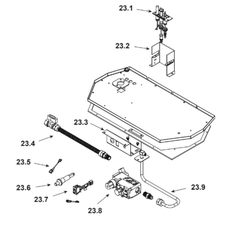 SL-550TRS-AUD #23 Valve Assembly