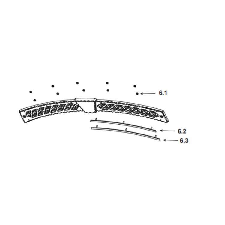 Northstar-BK/Northstar-NT #6 Top Louver Assembly
