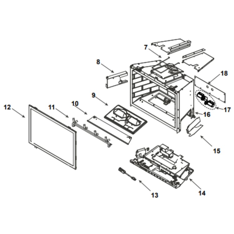 ESCAPE-I35-F Log Set Assembly