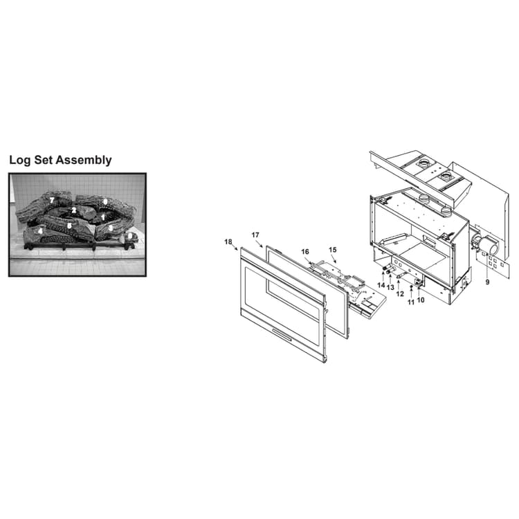 AT-GRAND-D Log Set Assembly