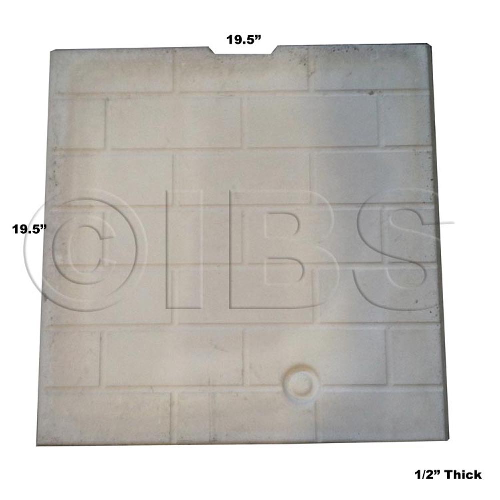 3034102K Left Side Brick 42 Model Fireplace