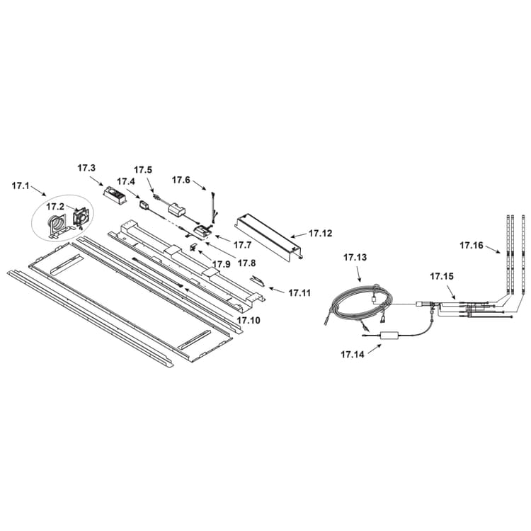 RED60 #17 Control Assembly Post 0022146101