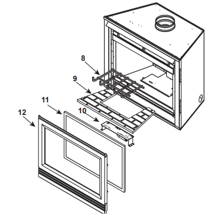 8000TR-DSI Log Set Assembly