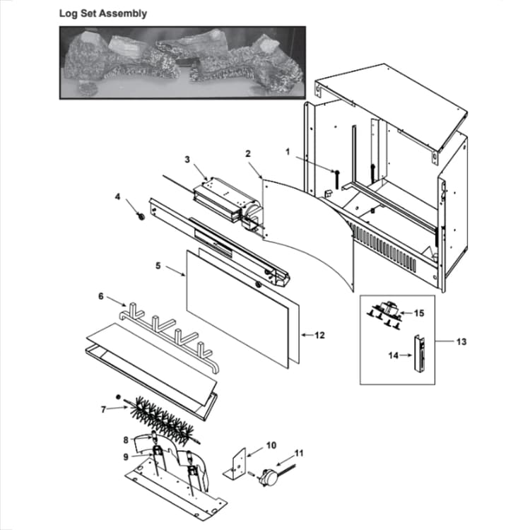 CF260E Log Set Assembly