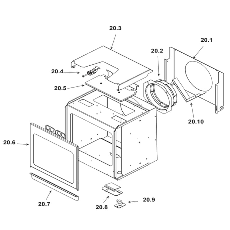 TIARAP-B # 20 Firebox Assembly