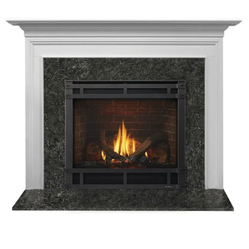 36321MON Richland Flush Mantel, Primed MDF