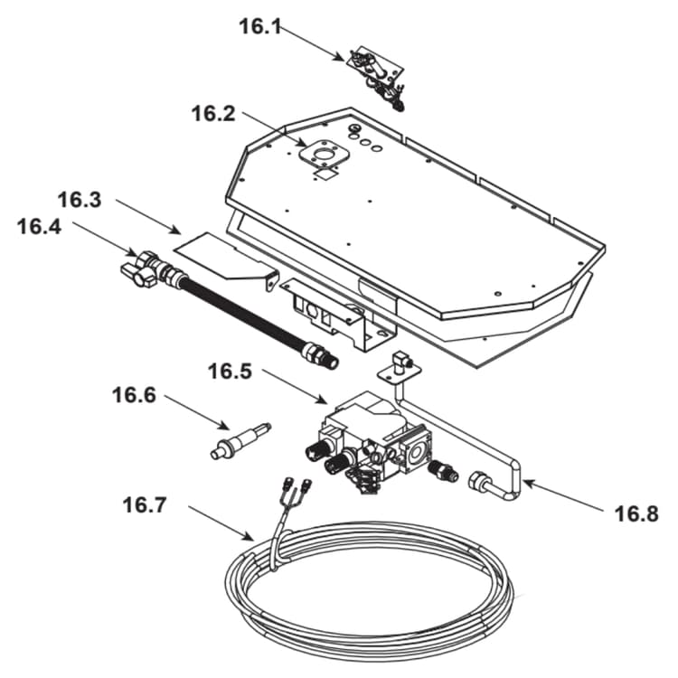 SL-950TV-D #16 Valve Assembly