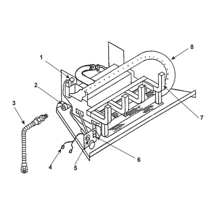 Heat & Glo GLS-18NG/LP 18" Gas Log Set Parts