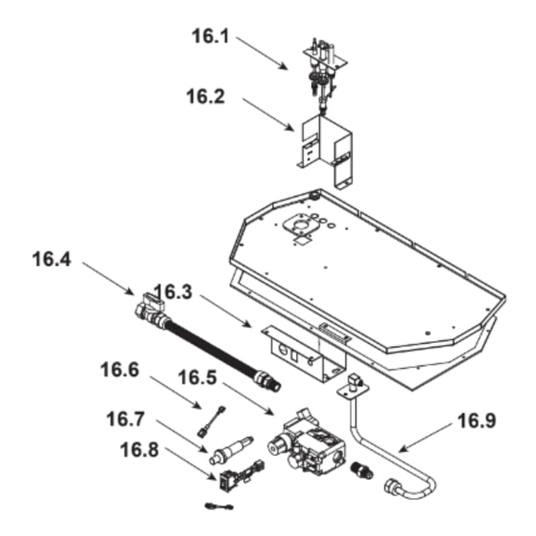SL-550TRS-C #16 Valve Assembly