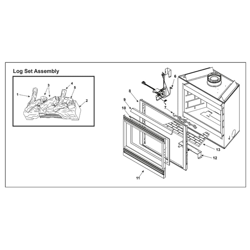 Heat & Glo WS-150-L/P WoodBurning Stove Parts
