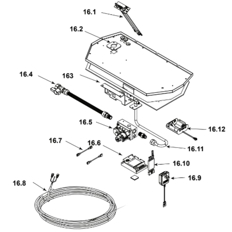 SL-750TV-IPI-D #16 Valve Assembly