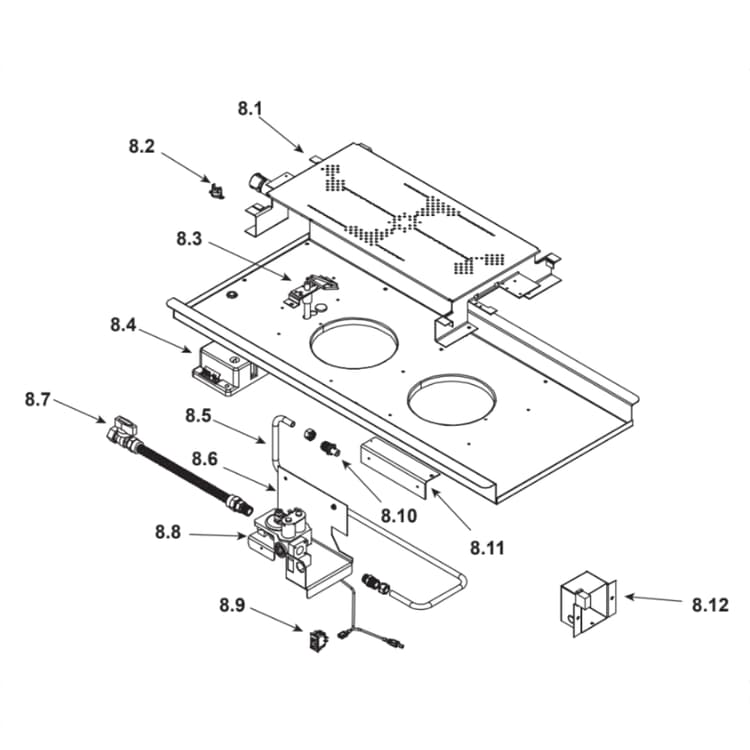 ST-42TVFL-DSI #8 Valve Assembly