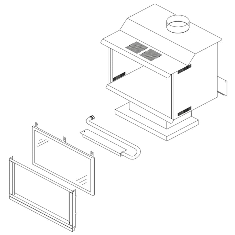 Heat & Glo DVT-STOVE DV Gas Stove Parts